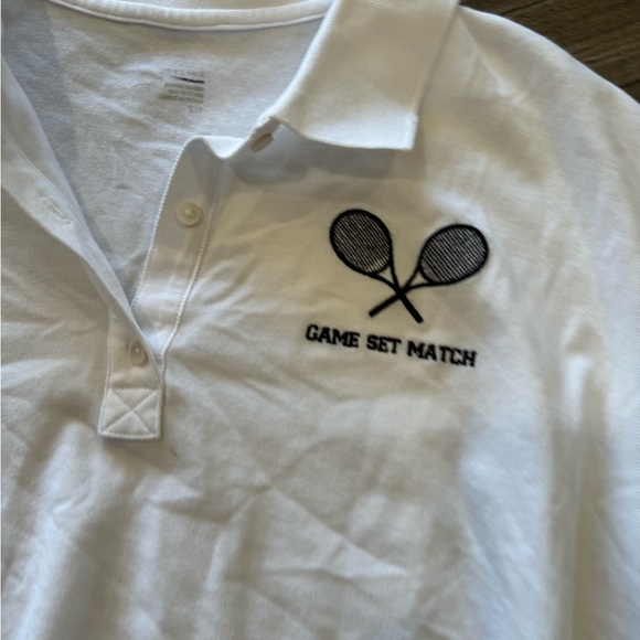 SOLD✨AERIE offline cropped polo top 🤍 - Picture 9 of 12